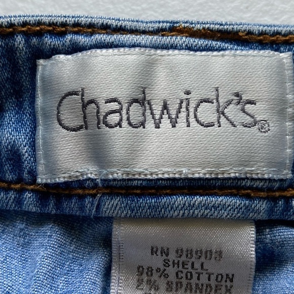 Chadwicks Embroidered Blue Jeans Sz 10 - Picture 7 of 7